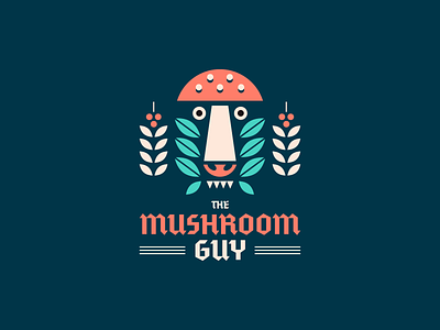 The Mushroom Guy adobe illustrator badge beer logo branding cannabis logo craft beer design face geometric illustration logo mushroom nature pattern logo plant logo retro vector vintage