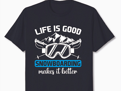 Snowboarding T-shirt Design