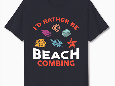 Beach Combing T-shirt Design