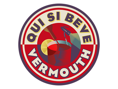 Vermouth sticker