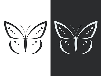 Butterfly Logo Illustrations branding graphic design illustration logo vector