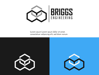 Briggs Logo branding graphic design logo vector