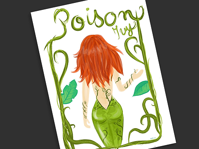 Poison Ivy Illustration batman comics dc gotham illustration poison ivy