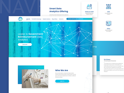 Naveos Home page ui design ux design web design