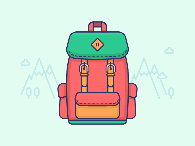 Backpack by Eman Tawfik on Dribbble