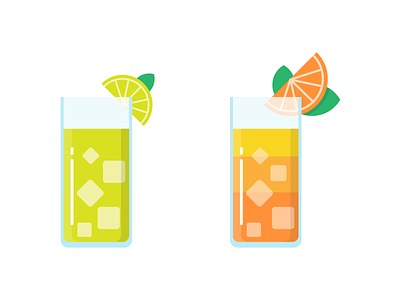 Fresh juice flat fresh fruit icon iconography illustration juice lemon lemonade orange summer vector