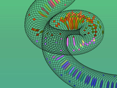 Snake Design Abstract abstract green pattern
