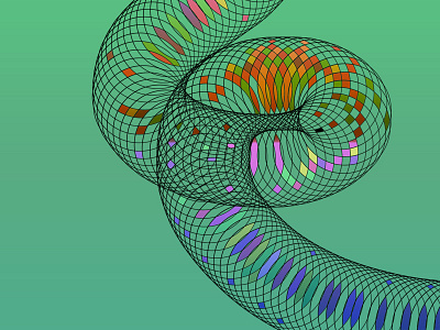 Snake Design Abstract