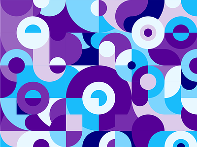 Geometric Blue Purple blue geometric pattern purple