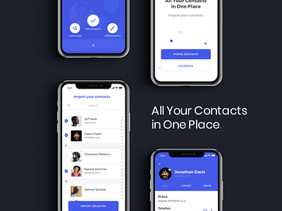 MemByMe app (blue) app blue clear comunication comunity design ios mobile social
