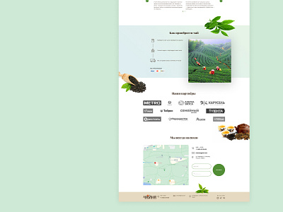 Landing Page for Tea shop #3 design landing page tea