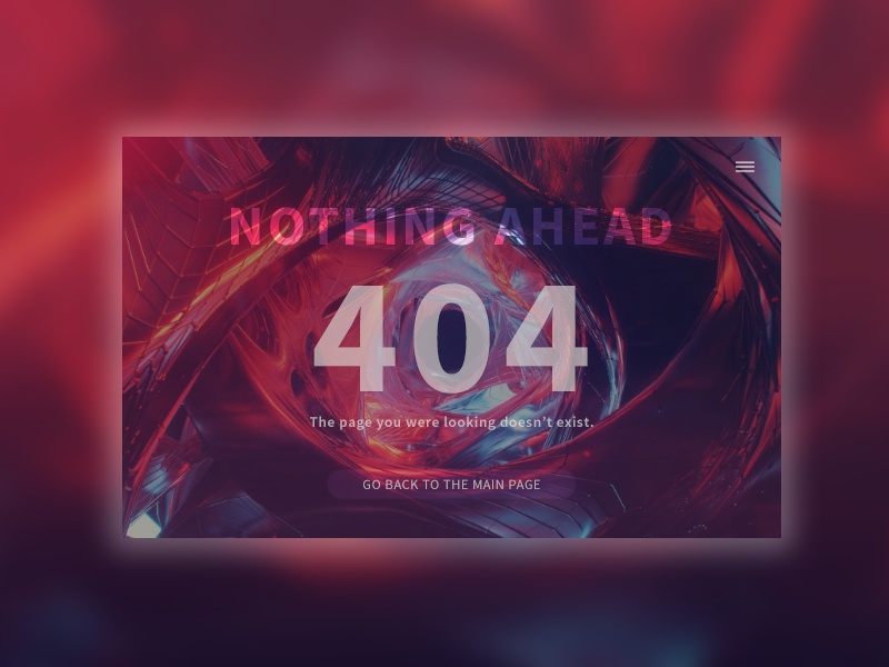 404 Page design clean lost error photo web design ui design 404