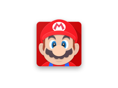 Super Mario android design games google icon material nintendo