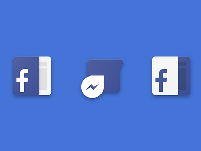 Facebook / Messenger material icons android app design facebook google icon material messenger pack playstore