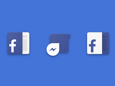 Facebook / Messenger material icons