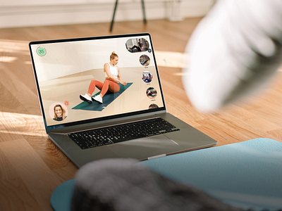 Cloom fitness product design video webcam workout