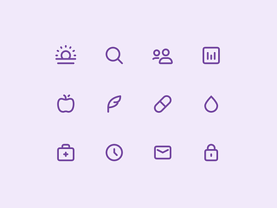 Icon Set Health App