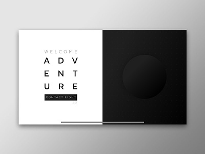 Welcome Adventure abstract adventure buzz aldrin creative dark fun light space ui ux webdesign