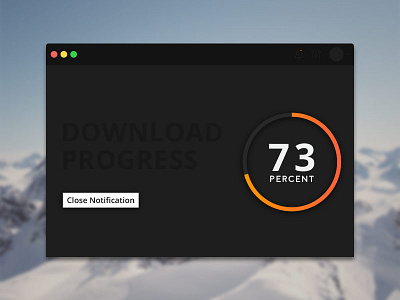 Download Progress Widget adobexd concept creative dailyui download fun interface progress ui ux