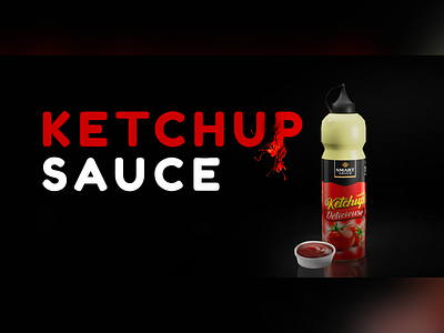 Ketchup Sauce Banner