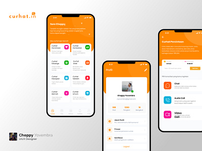 curhat in design ui ui design uidesign uiux ux