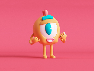 Call me! 3d c4d character design cinema4d illustration modeling