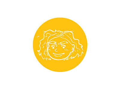 Hello branding drawing illustration logo self portrait