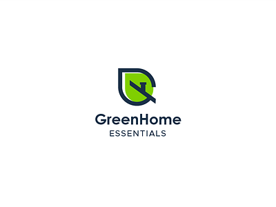 GreenHome adobe illustrator branding design green home illustration illustrator logo logo design logodesign vector