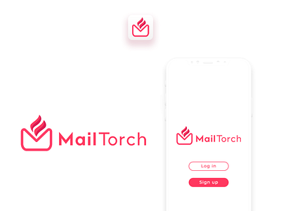 MailTorch adobe illustrator app illustrator logo logo design logodesign mail vector