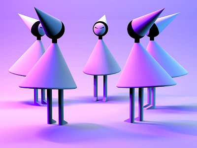 Meeting 3d 3d art cinema 4d cinema4d