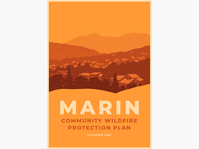 Marin Wildfire Protection Plan Cover Art