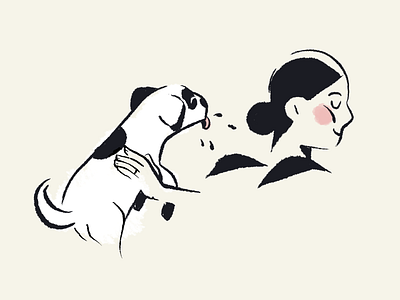 Good boi animation branding character design comic covid19 design dog drawing illustration motion motion graphics quarantine socialdistance