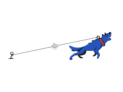 Angry doggo angry animation branding comic design dog doggo drawing feral illustration mad pet rabies vicious