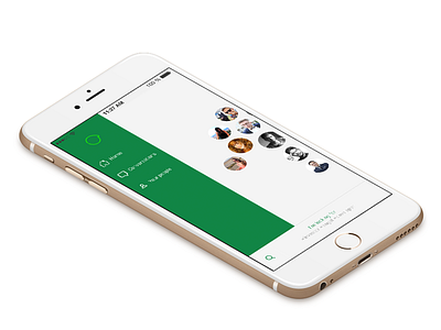 SayHello - Navigation bar design flat ios iphone ui uiux ux