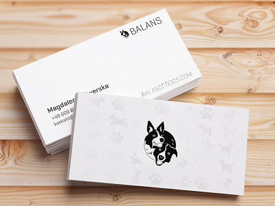 Balans - dog training school - branding