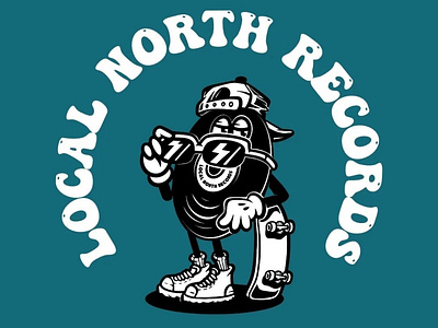Local North Records branding design graphic design illustration logo motion graphics typography ux vector