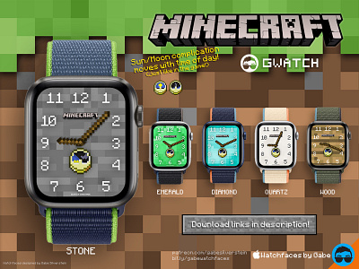Minecraft Apple Watchfaces