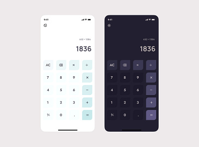 DailyUI 004 calculator dailyui ui