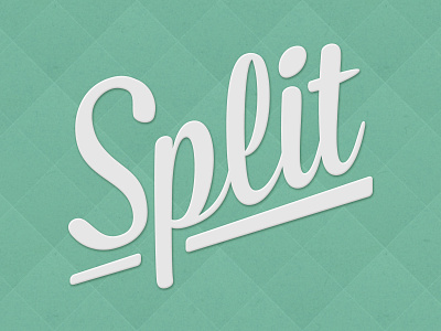 Split Logo diner logo retro split