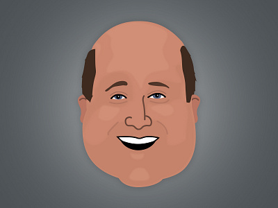 Caricature for Fat & Happy's logo
