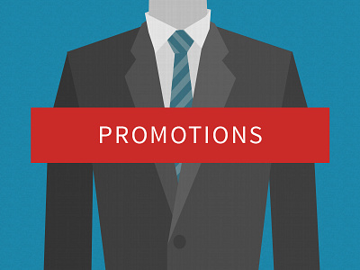 Promotions Illustrations business gray illustration man promotion suit tie women