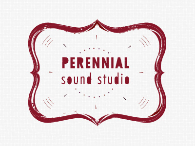Perennial Sound Studio logo logo music red studio