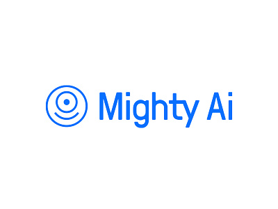 Mighty AI ai artificial intelligence branding focus lab ligature logo logotype