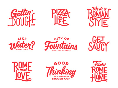 Project Lettering branding brush focus lab hand drawn hand lettering logo logotype pizza sketch type typography