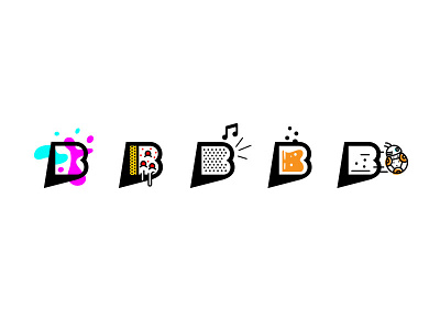 Bubbles b bb8 beer branding bubble edm illustration logo mark music pizza