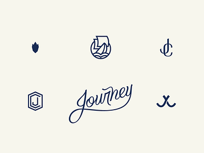Journey Exploration branding focus icon iconography illustration journey logo logotype mark play