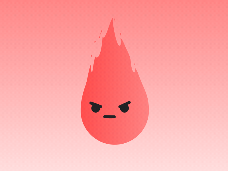 😡 angry argh branding character eyes flame mad mascot red torch
