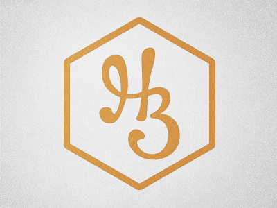 Honey Bear Logo handmade hive honey honey bear icon lettering logo script typography