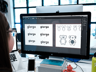 Glorgo Branding Exploration branding koala logo exploration