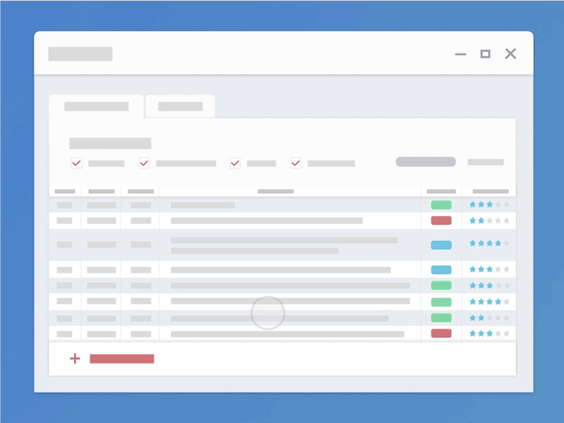 Table Interaction Flow app flows interaction table user windows